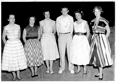 Student activities members in 1955